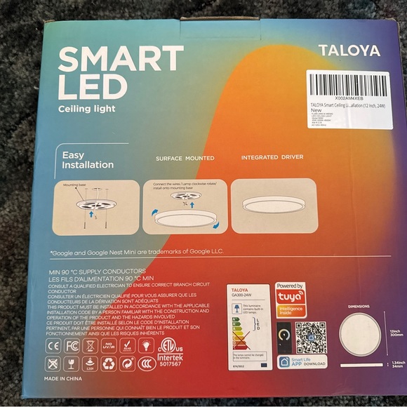 Taloya Smart LED Ceiling Light - Picture 3 of 4